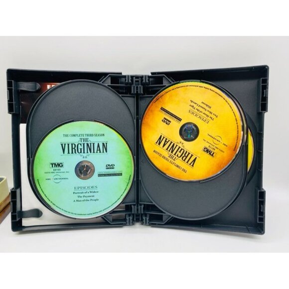 "The Virginian" Complete Third Season DVD Set 30 Full Color Episodes, EUC - Picture 10 of 16